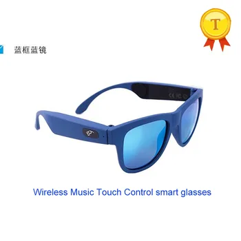 Най-новите Bluetooth-слушалки с костна проводимост, музикален микрофон, сензорно управление, мъжки и дамски поляризирани очила, слушалки