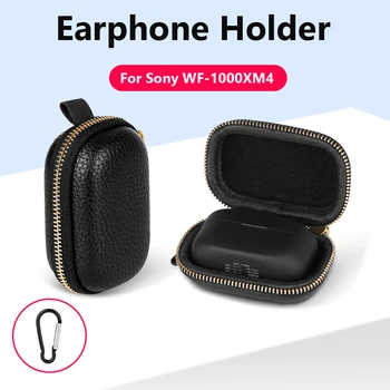 Преносим Калъф-стойка За Слушалки EVA с цип, Водоустойчива Чанта За Съхранение на Слушалки, Защитна Кутия за Sony WF-1000XM4
