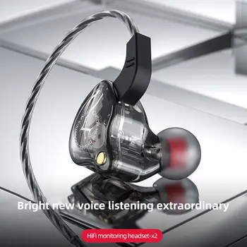Ушите X2, опънат спортни слушалки, слот слушалки тип earphonesC за телефони Xiaomi Huawei Android