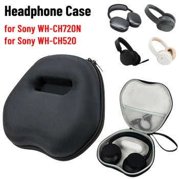 Твърд Калъф за слушалки EVA за Sony WH-CH720N/WH-CH520, Калъф-стойка за слушалки, Противоударная Защитна Чанта за Съхранение със Защита От Надраскване