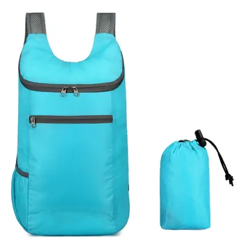 Сгъваема чанта за улицата, лека водоустойчива чанта, спортен раница за фитнес, подарък раница с голям капацитет