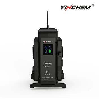 YinChem ROLUX YC-CH240S/Интелигентен двухканальное зарядно устройство с мощност 200 W, бързо Зарядно устройство с LCD екран, Преносимо и лесно