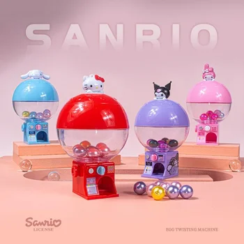 Sanrio Hello Kitty My Melody Cinnamoroll Kawai Мини Градивен Елемент На Сляпо Скоростна Твистер Играчка Сладко Аниме Фигурка Събрана Модел На Кукла