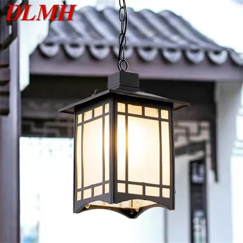 DLMH Класическа Окачена Лампа Ретро Съвременната Външна Led Лампа Водоустойчив за Украса на Дома: Коридор